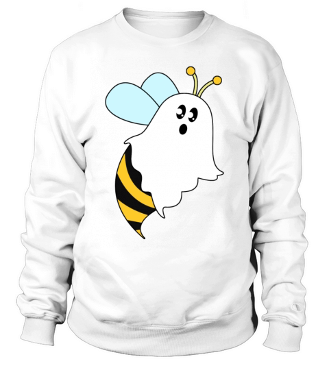 Funny Ghost Bee Sweatshirt Unisex