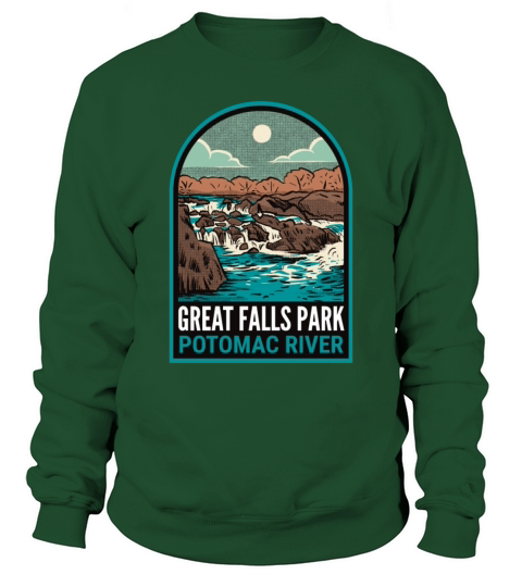 Great Falls Park Virginia Maryland Sweatshirt Unisex