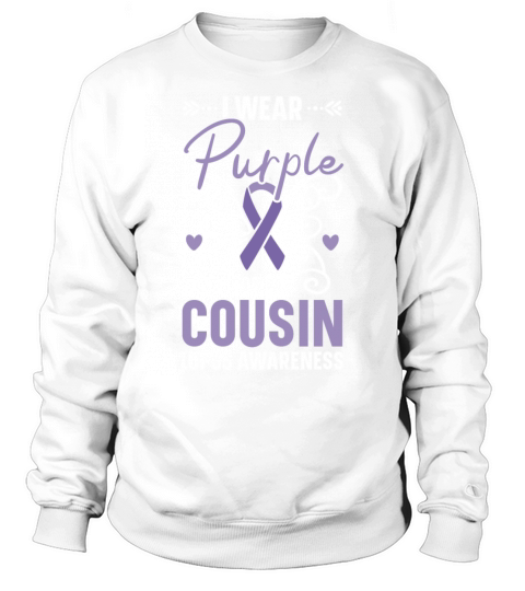 I Wear Purple For My Cousin Lupus Awareness Sweatshirt Unisex
