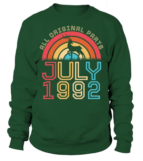 July 1992 30th Birthday Sweatshirt Unisex