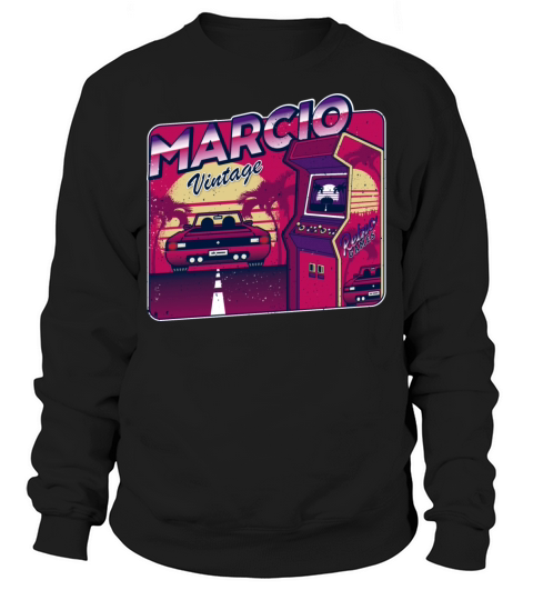 Marcio - Personalized Vintage Gamer 80s 90s Sweatshirt Unisex