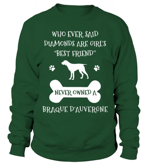 My Best Friend Is Braque D auvergne Cool Gift Sweatshirt Unisex