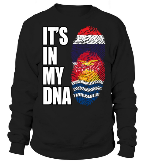 Thai And Kiribati Vintage Heritage DNA Flag Sweatshirt Unisex
