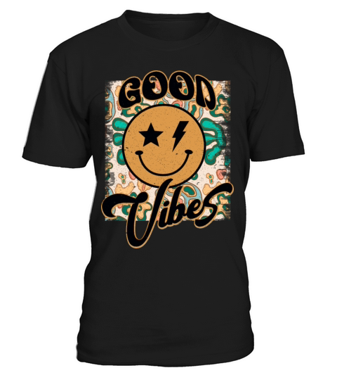 Retro Good Vibes Smile T-Shirt Unisex