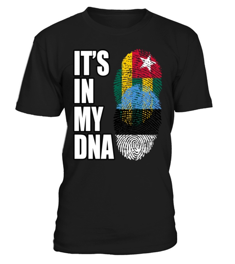 Togolese And Estonian Mix Heritage DNA Flag T-Shirt Unisex