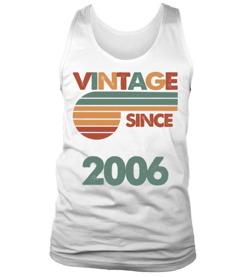 16th Vintage Birthday 2006 Tank Top Unisex