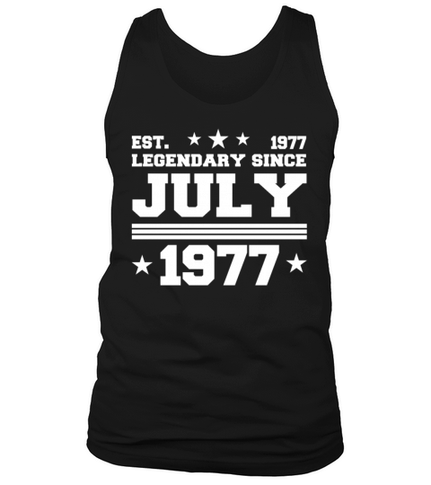 45th birthday July vintage 1977 gift idea Tank Top Unisex