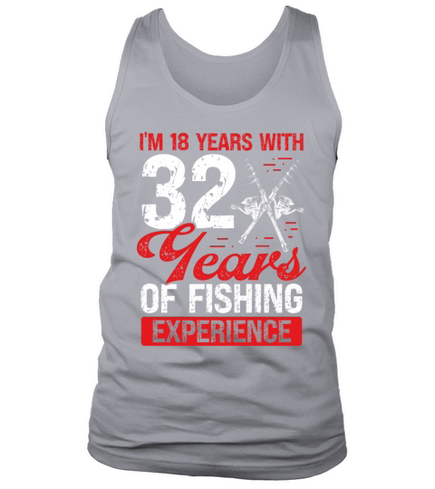 50th Birthday for Men Fishing 50 Year Old Fisher Tank Top Unisex