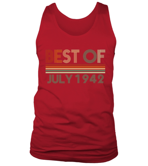 80th birthday July vintage 1942 gift idea Tank Top Unisex