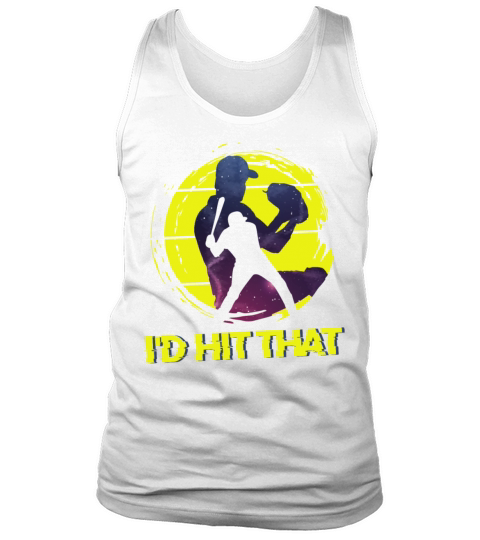 Baseball Fan Vintage Retro Id Hit Tank Top Unisex