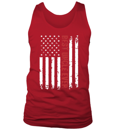 Best Uncle Ever American Flag T Shirt Gifts For Men Tank Top Unisex