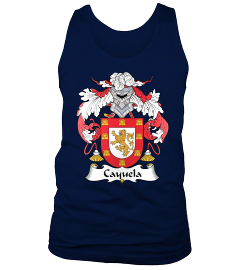 Cayuela Family Crest Spanish Family Crests Tank Top Unisex