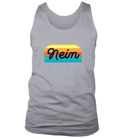 german greeting nein funny germany shirt vintage Tank Top Unisex