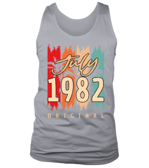 July 1982 40th Birthday Tank Top Unisex
