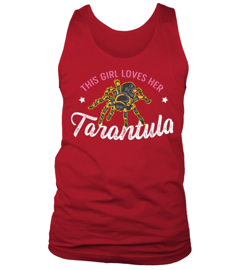 Loves Tarantula Arachnophiles Gift Tank Top Unisex