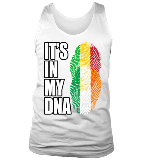 Malian And Irish Mix Heritage DNA Flag Tank Top Unisex