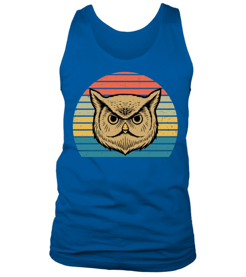 Owl Lover Gifts Funny Farmer Retro Vintage T Shirt Tank Top Unisex