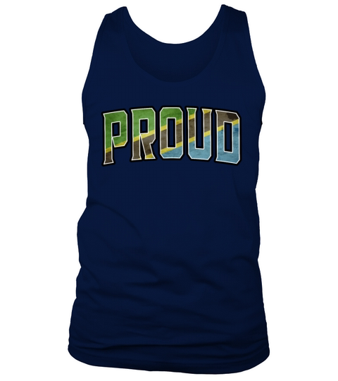 Proud Tanzanian Vintage Heritage DNA Flag Tank Top Unisex