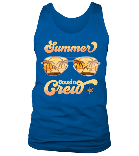 Summer Cousin Crew 2022 summer vacation Beach Tank Top Unisex