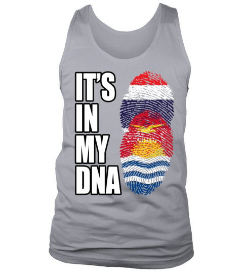 Thai And Kiribati Vintage Heritage DNA Flag Tank Top Unisex