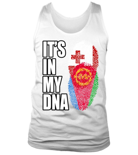 Tongan And Eritrean Mix Heritage DNA Flag Tank Top Unisex