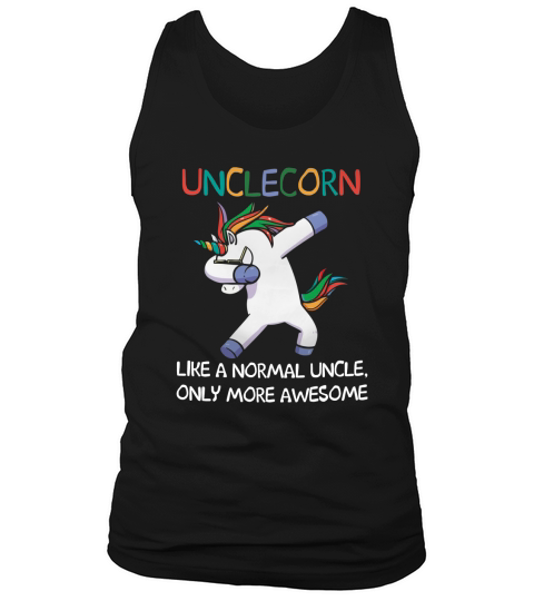 unclecorn lika a normal uncle, only more awesome Tank Top Unisex