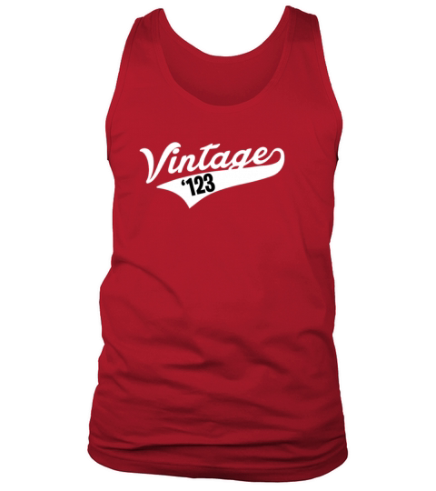 VINTAGE 123 Tank Top Unisex