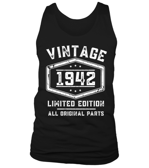 Vintage 1942 80th Birthday 80 Years Tank Top Unisex