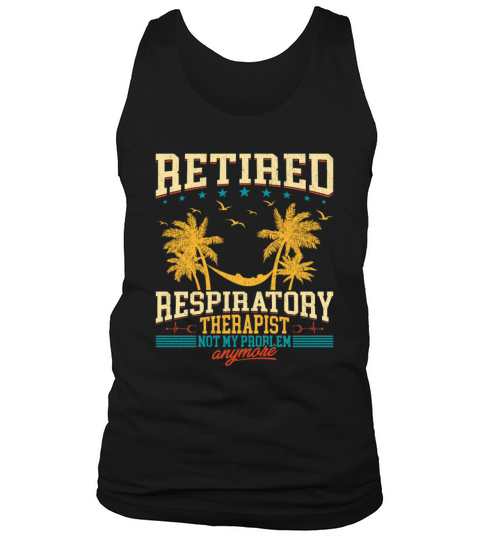 Vintage Style Retired Respiratory Therapist RT Tank Top Unisex