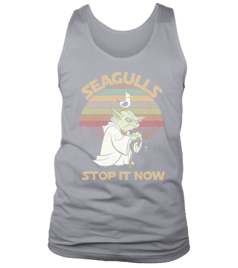 Yoda Seagulls stop it now vintage shirt Tank Top Unisex