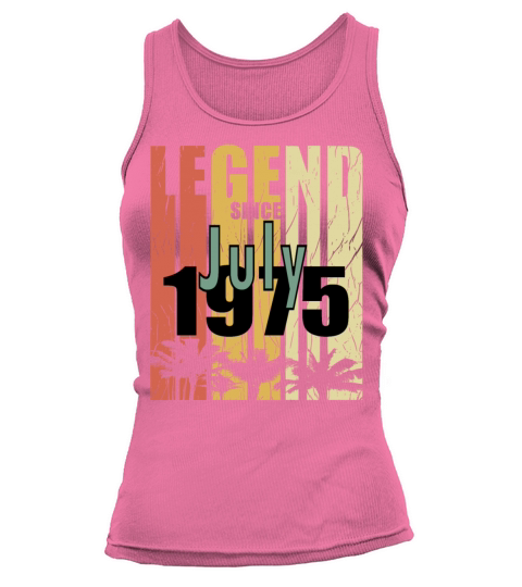 1975 July retro birthday gift Tank top Woman