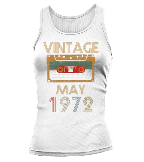 47 Years Vintage May 1972 Tank top Woman