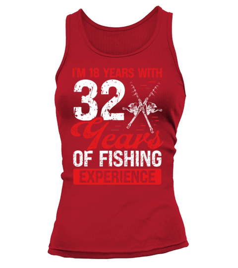 50th Birthday for Men Fishing 50 Year Old Fisher Tank top Woman