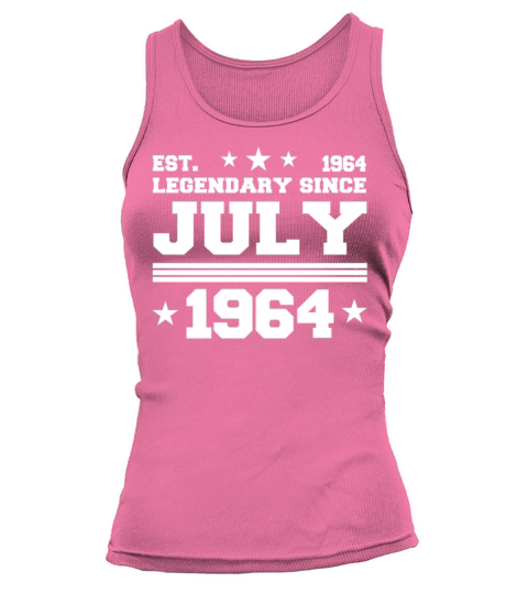 58th birthday July vintage 1964 gift idea Tank top Woman