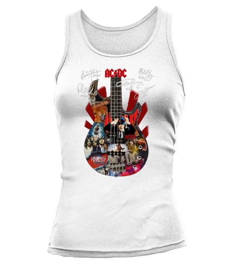 ACDC Guitarist Signatures shirt Tank top Woman