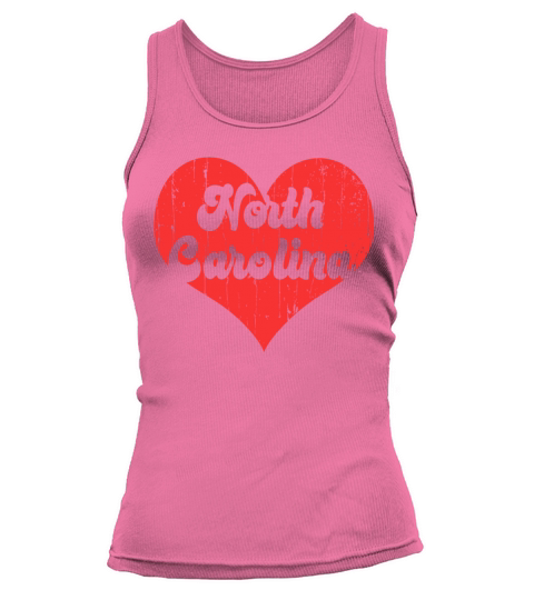 America Citizen US State Heart Love North Carolina Tank top Woman