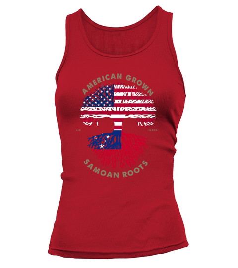 American Grown Samoan Roots Samoa shirt Tank top Woman