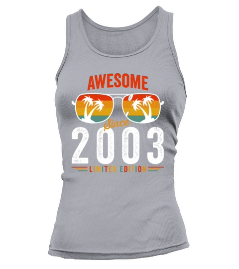 Awesome Since 2003 Birthday Retro Vintage 19 20 Ye Tank top Woman