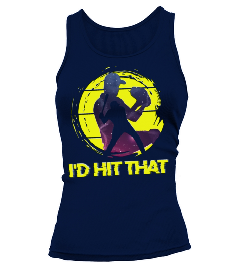 Baseball Fan Vintage Retro Id Hit Tank top Woman