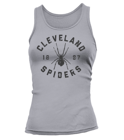 Cleveland Spiders Vintage Tee Black Print Tank top Woman