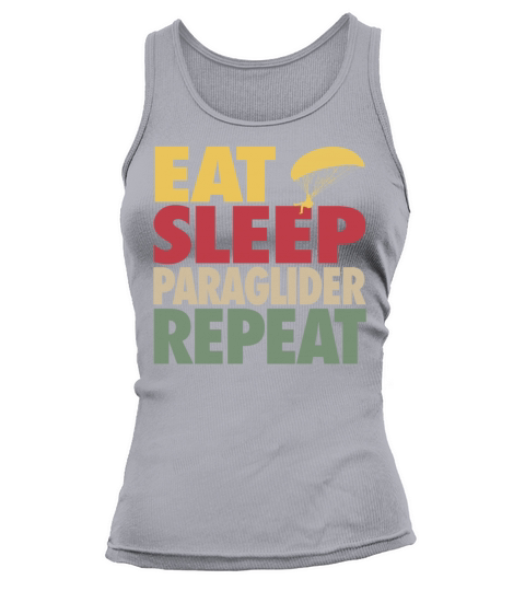 Eat Sleep Paraglider Repeat VINTAGE EDITION Tank top Woman