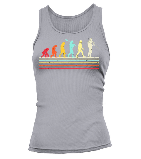 Funny Trombone Shirt Vintage Evolution Of Man Tank top Woman