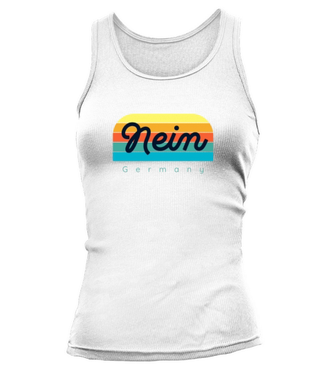 german greeting nein funny germany shirt vintage Tank top Woman
