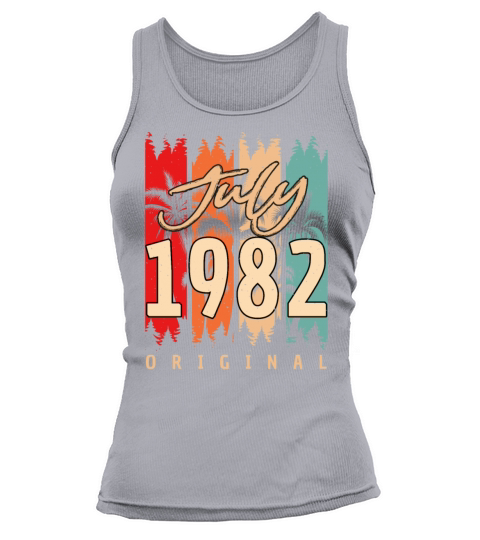 July 1982 40th Birthday Tank top Woman