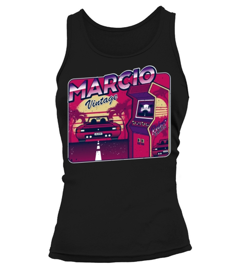 Marcio - Personalized Vintage Gamer 80s 90s Tank top Woman