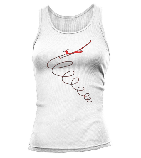 Sailplane in a Thermal - Glider T-Shirt Tank top Woman