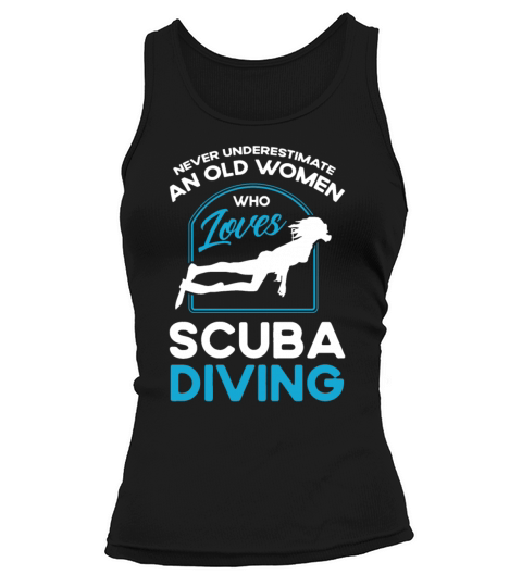 Scuba Diving Gift Underwater Lover Scuba Diver Tank top Woman