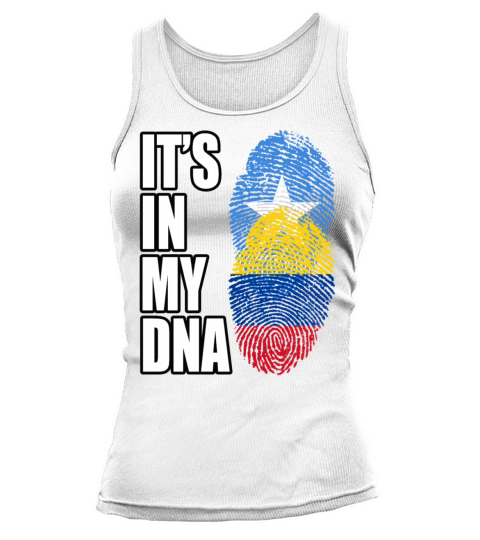 Somali And Colombian Vintage Heritage DNA Flag Tank top Woman