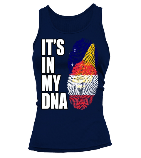 Tokelauan And Austrian Mix Heritage DNA Flag Tank top Woman