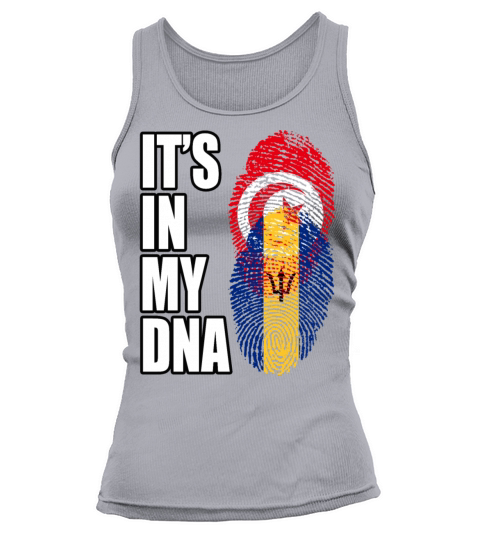 Tunisian And Barbadian Mix Heritage DNA Flag Tank top Woman